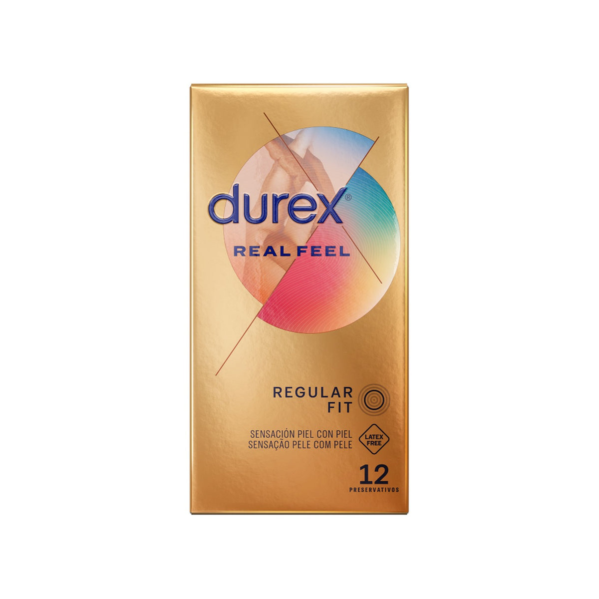 Durex – Real Feel, préservatifs sans latex (boîte de 12)