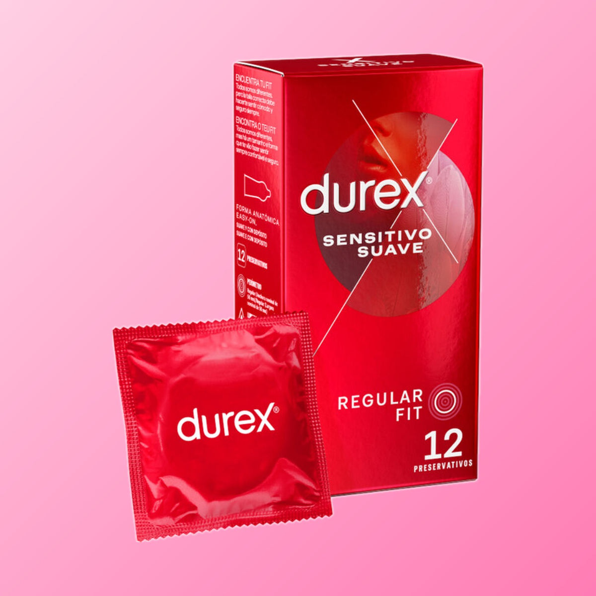Durex – Doux et Sensible, préservatifs fins (boîte de 12)