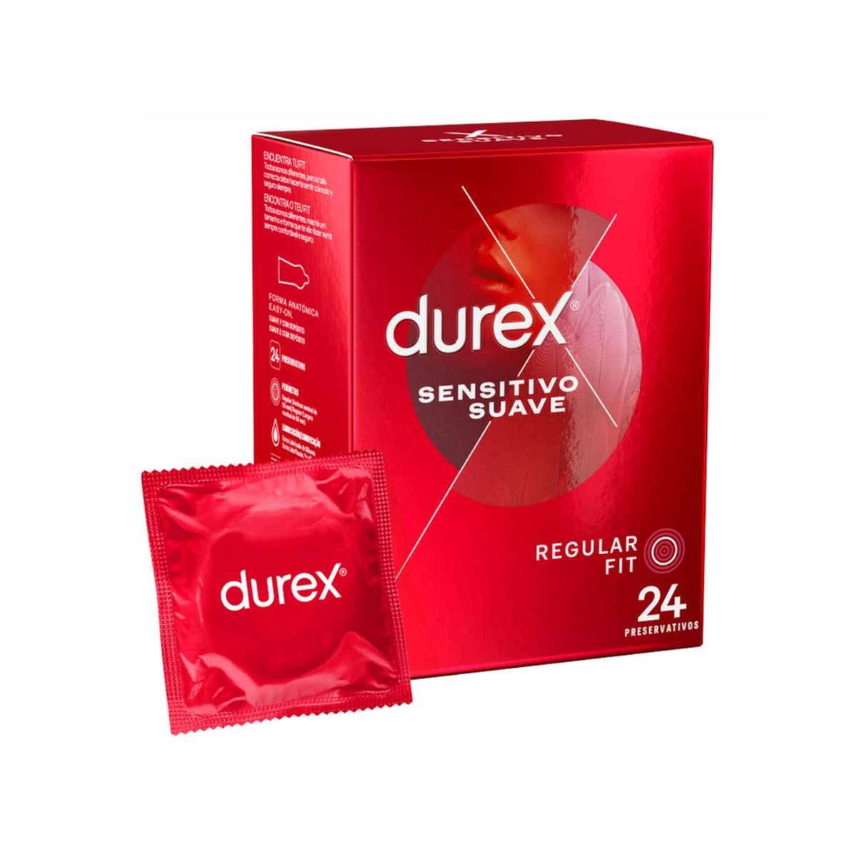 Durex – Doux et Sensible, préservatifs fins (boîte de 24)