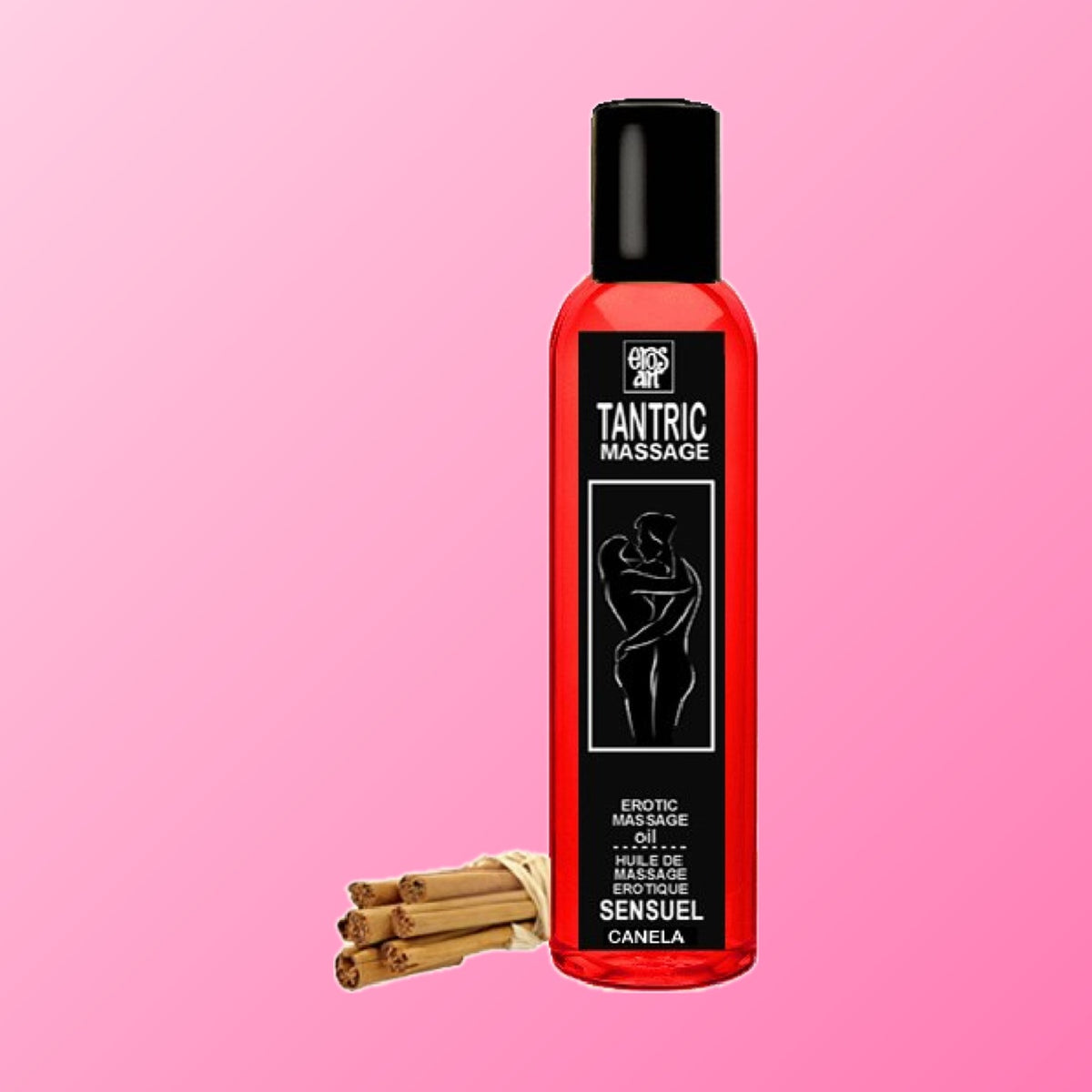 Eros-Art – Huile de massage tantrique naturelle et cannelle aphrodisiaque 30 ml
