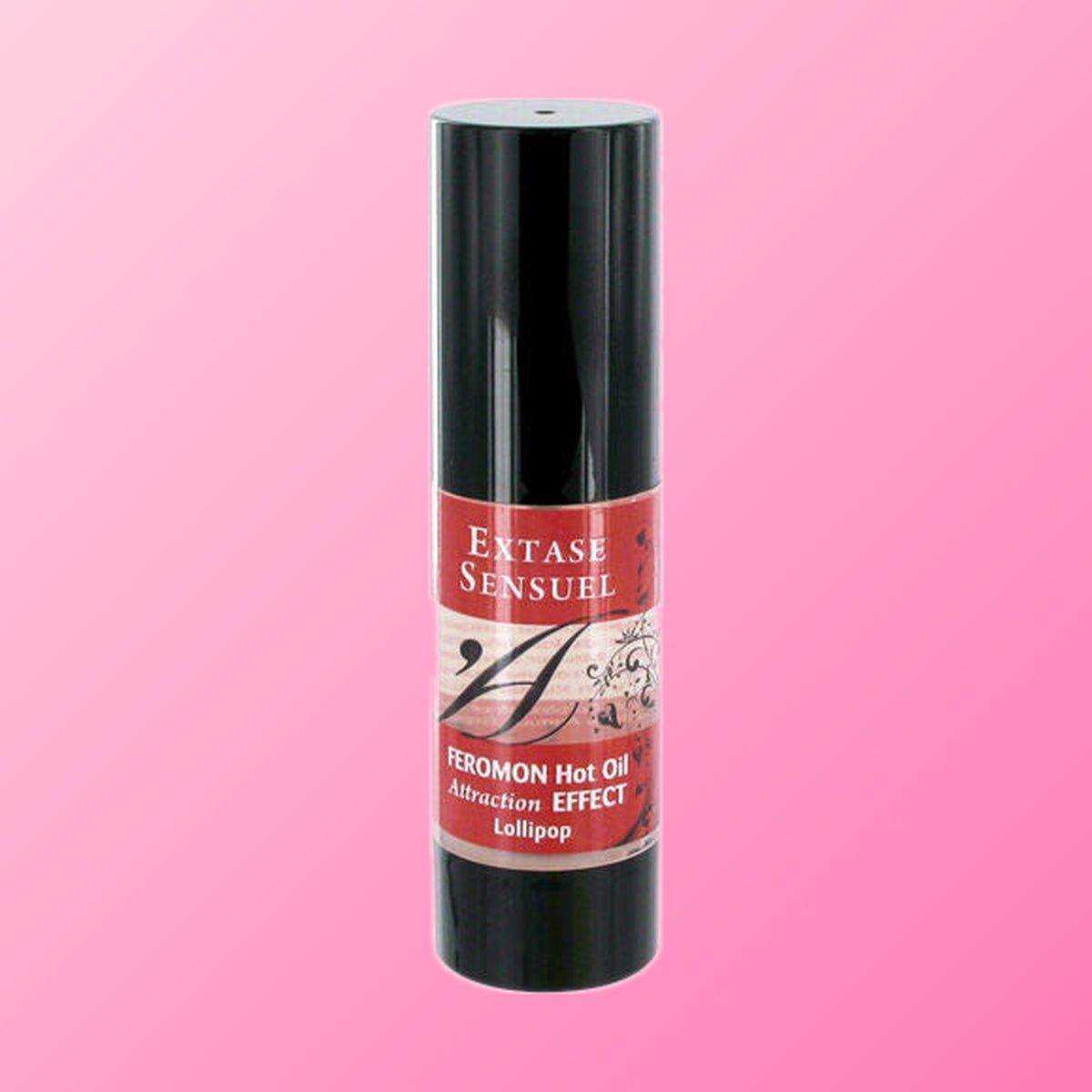Extase Sensual – Huile de massage chauffante aux phéromones, sucette (30 ml)