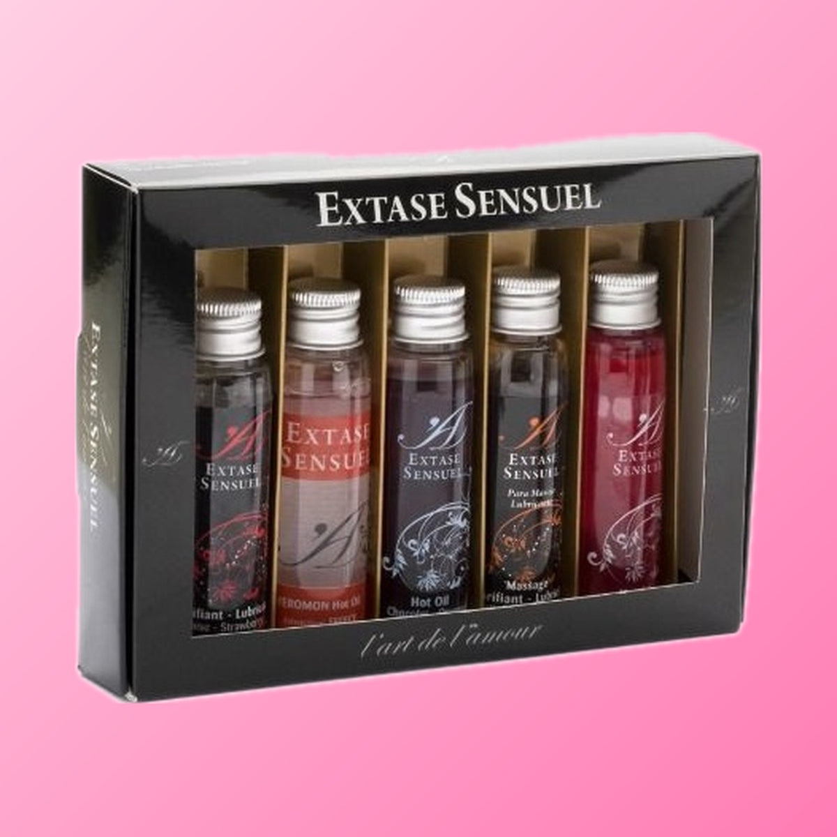 Extase Sensual – Coffret Trick or Treat, huiles chauffantes et lubrifiants