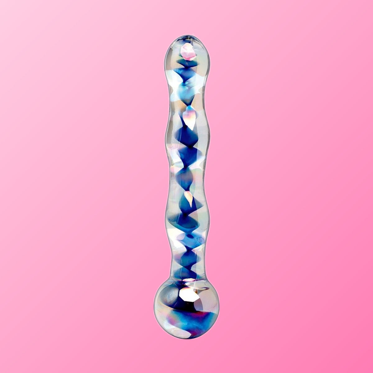 Icicles No. 8 Clear/Blue