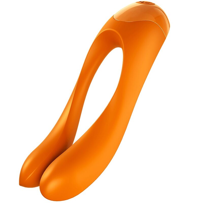 Satisfyer – Vibrateur doigts candy cane noir