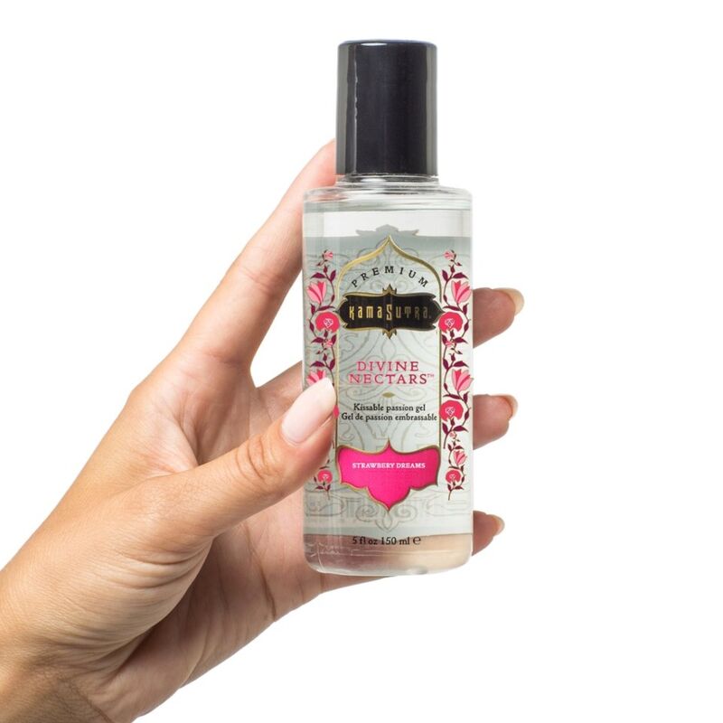 KAMASUTRA - DIVINE NECTARS GLIJMIDDEL AARDBEIDROOM 150 ML