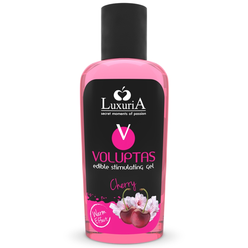 Intimateline Luxuria – Voluptas gel de massage comestible effet chauffant - cerise 100 ml