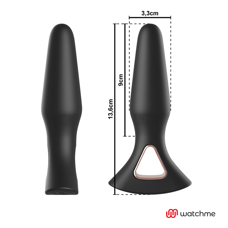 ANBIGUO - WATCHME CONTROLE AFSTANDSBEDIENING VIBRADOR ANAAL PLUG ALEXANDRU