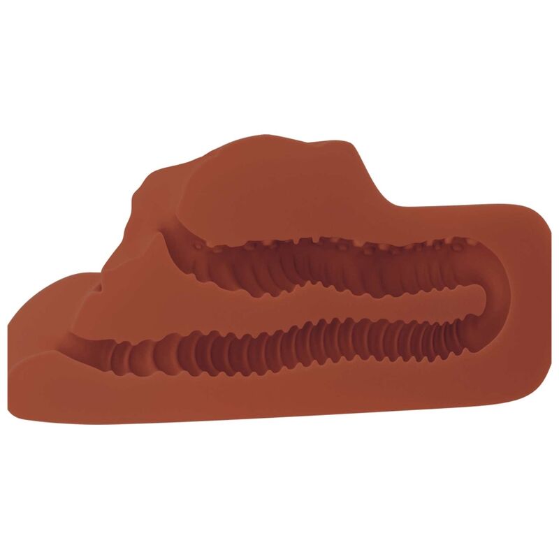 PDX PLUS - PERFECT PUSSY DOUBLE STROKER MASTURBADOR VAGINA Y ANO BROWN