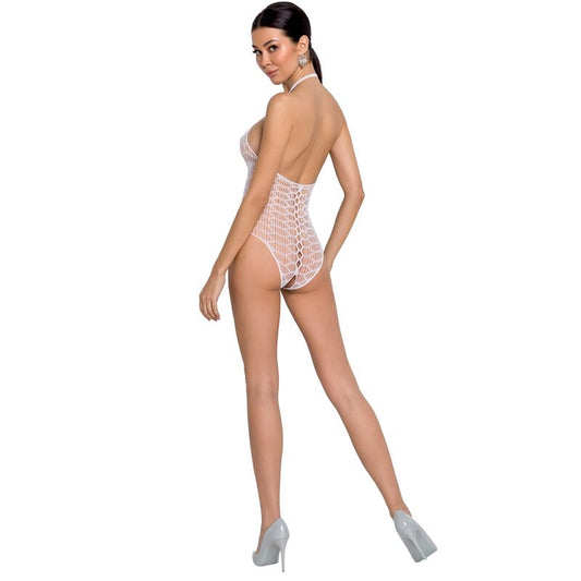PASSION - WOMAN BS087 BODYSTOCKING WHITE TALLA ÚNICA