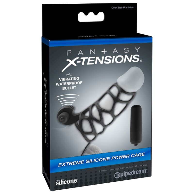 Fantasy X-Tensions – Cage de puissance en silicone extrême