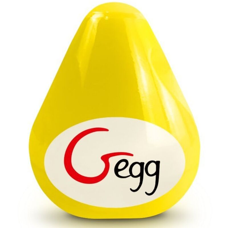 G-Vibe – Oeuf masturbateur texturé jaune réutilisable