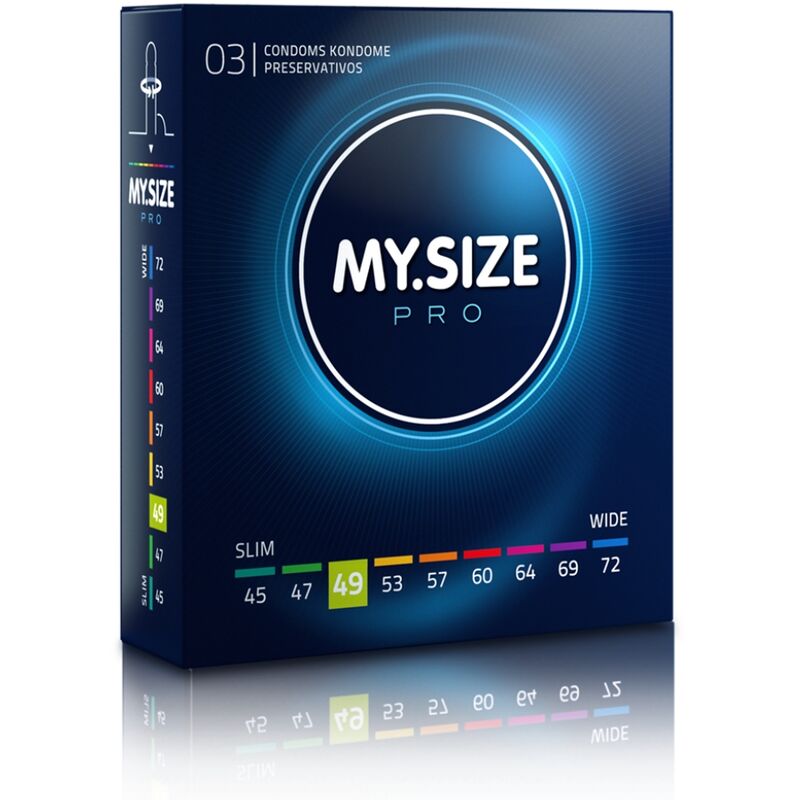My Size – Pro preservatifs 49 mm 3 unites