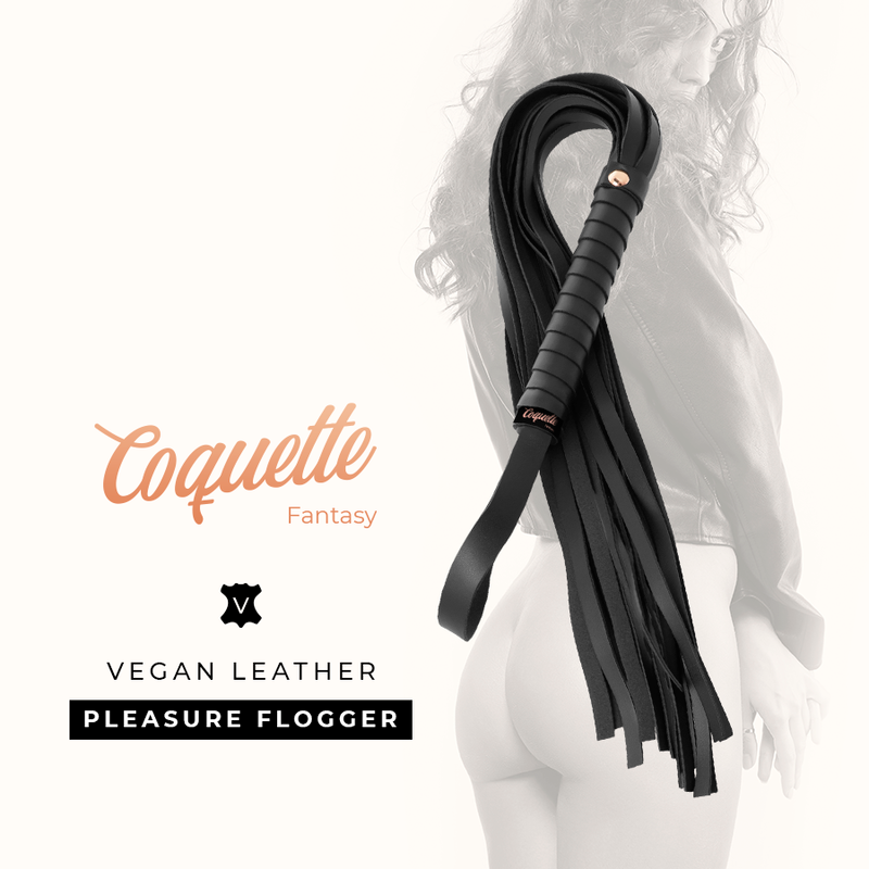 Coquette Chic Desire – Fouet fantaisie en cuir végan