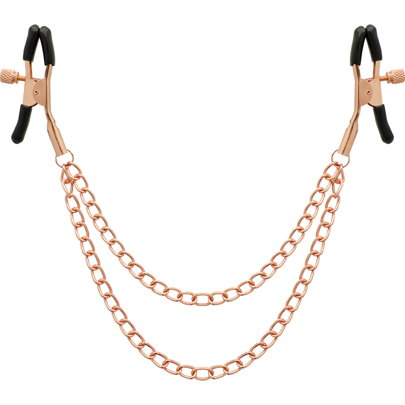 Coquette Chic Desire – Pinces metelons fantaisie en métal avec chaîne