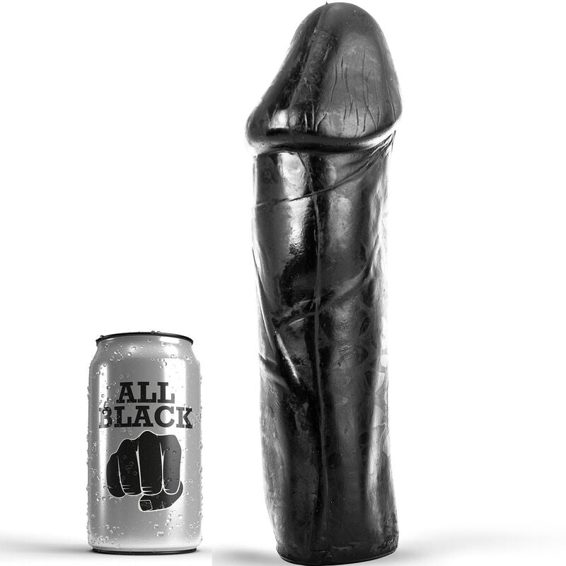 All Black – Dong 28 cm sans testicules