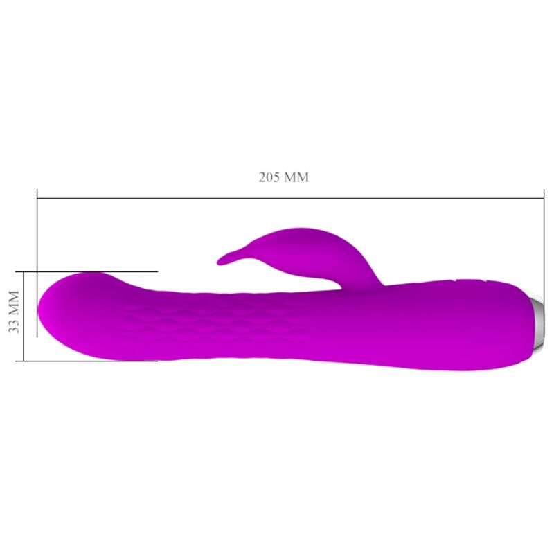 PRETTY LOVE - MOLLY VIBRADOR WITH RECHARGEABLE ROTACION