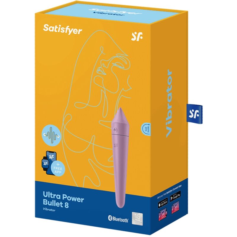 Satisfyer – Ultra power bullet 8 lilas