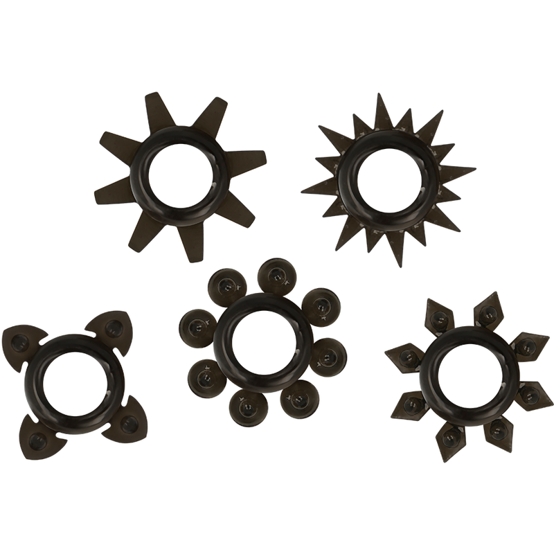OHMAMA - SET 5 SILICONEN ANILLOS TESTICULOS Y PENE