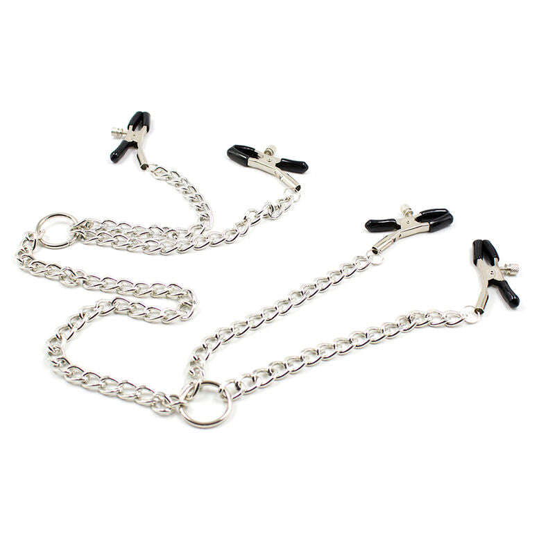 OHMAMA FETISH - 4 PINZAS PEZONES WITH PADLOCKS