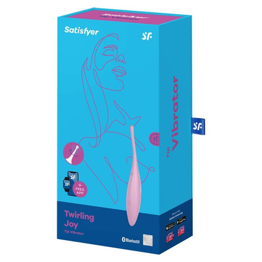 SATISFYER - TWIRLING JOY ESTIMULATOR CLITORIS ROSA