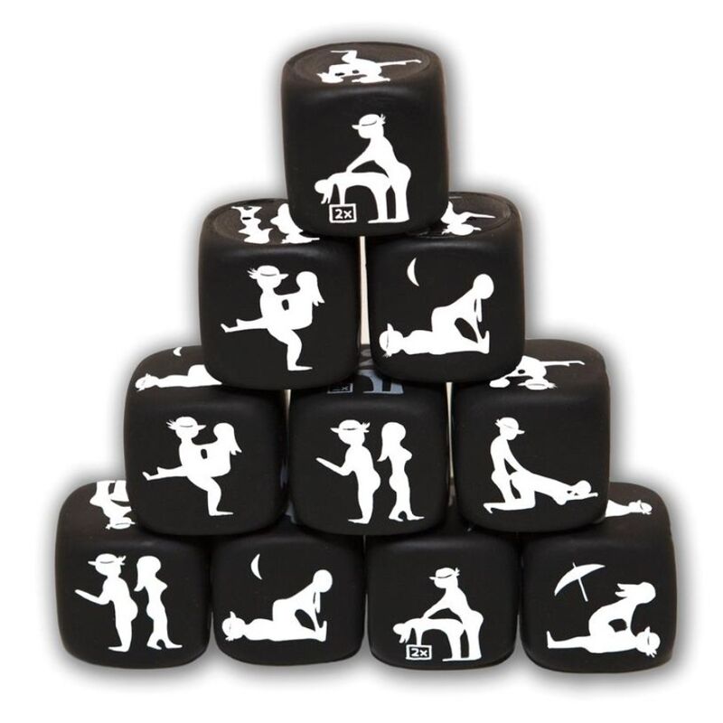 Diablo Picante – Jeu de dés de posture noir