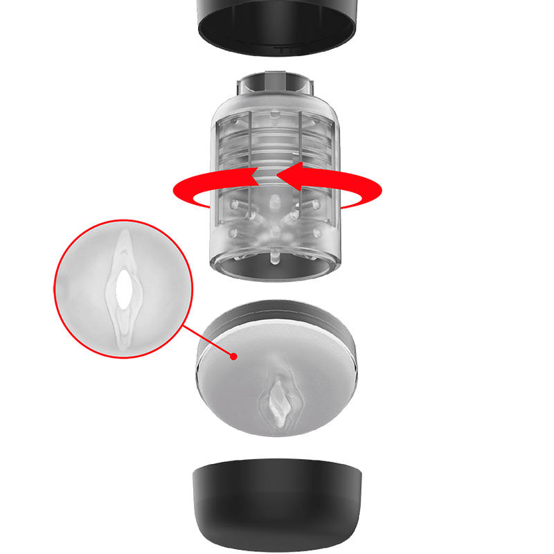 Jamyjob – Tornado 360 rotation tech stroker