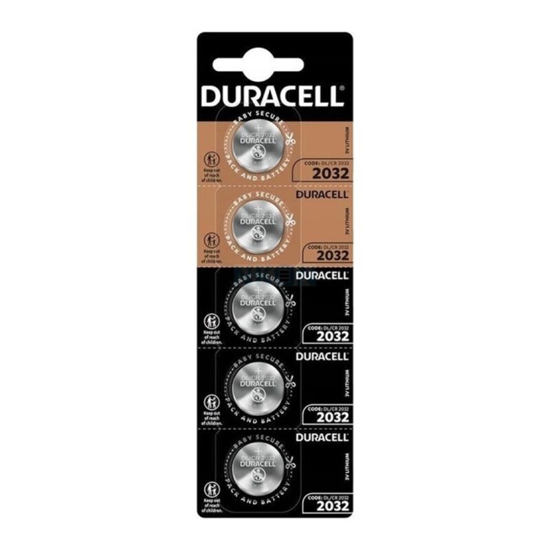 Duracell – Pile bouton litio cr2032 3v 5 unit?