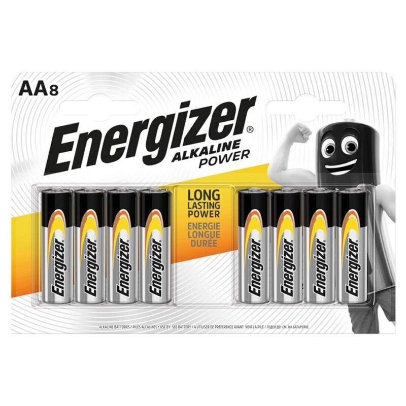 Energizer – Pile alcaline power AA lr6 8 unit?