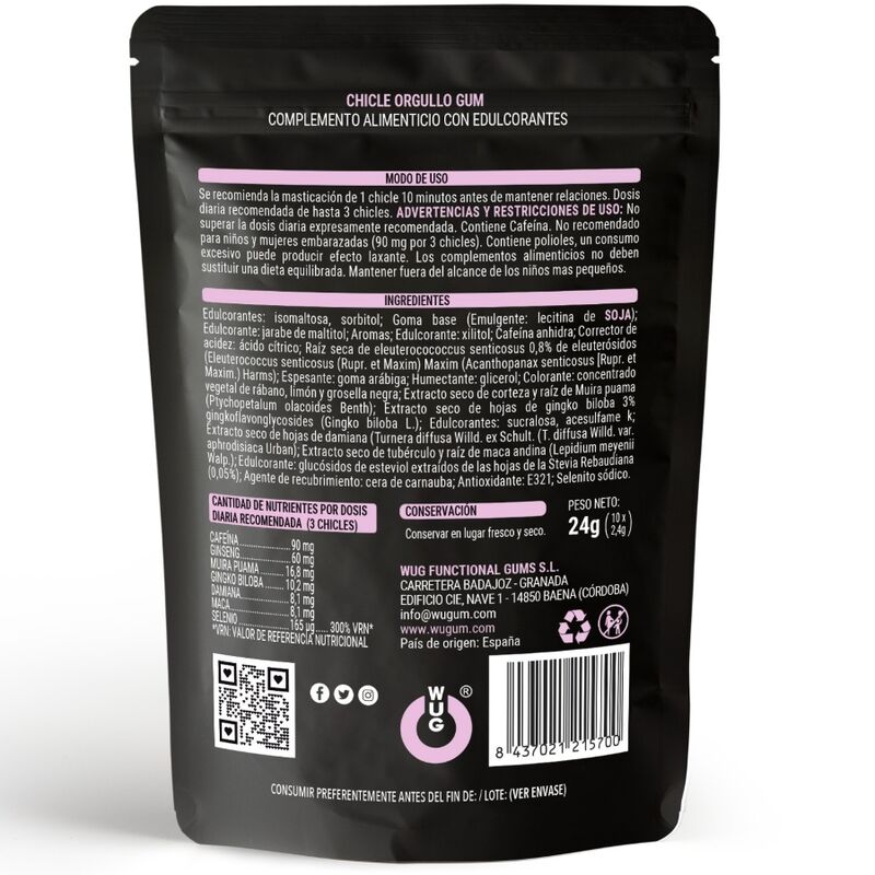 WUG Sex Sense – Orgullo lgbt pride 10 units