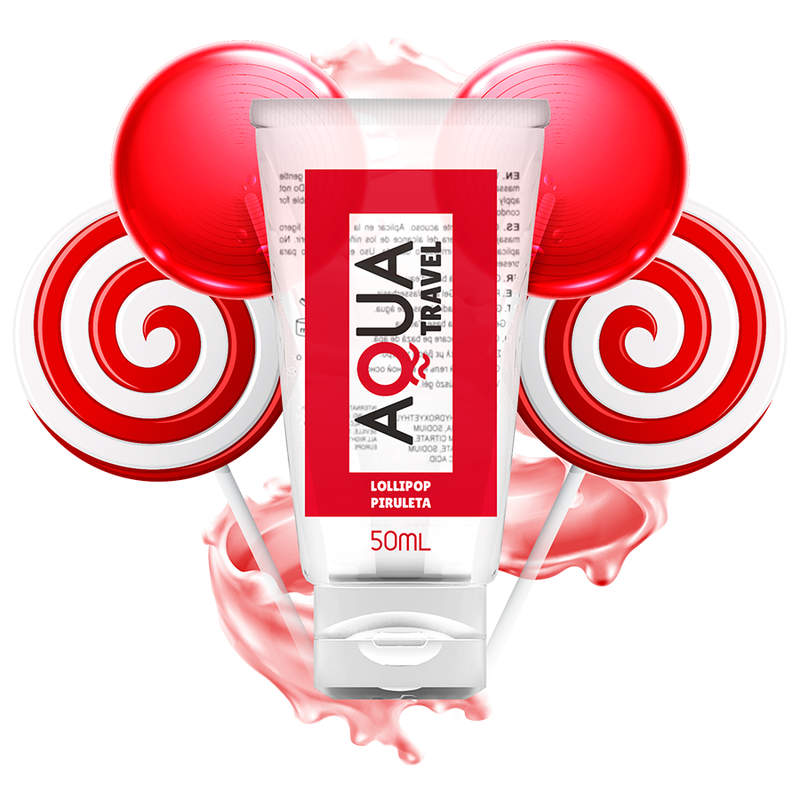 Aqua Travel – Lubrifiant à base d'eau saveur lollipop - 50 ml