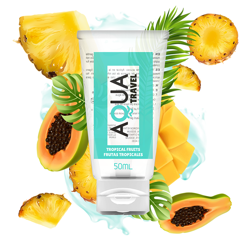 Aqua Travel – Saveur lubrifiant a base d'eau fruits tropicaux - 50 ml
