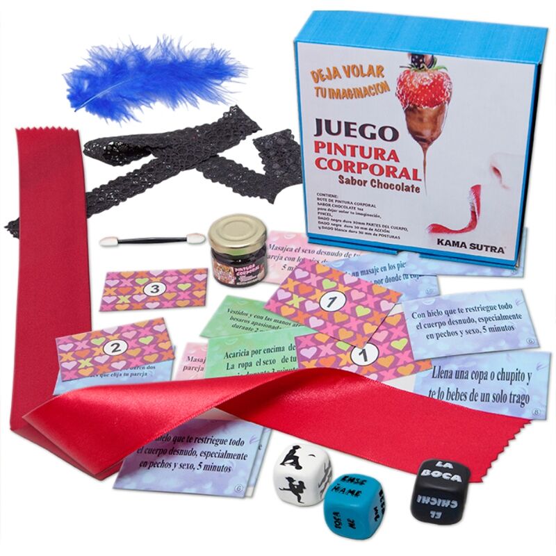Diablo Picante – Jeu de dés avec peinture corporelle
