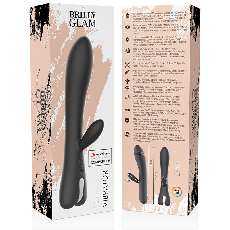 BRILLY GLAM - ERIK VIBRADOR COMPATIBEL MET WATCHME DRAADLOZE TECHNOLOGIE