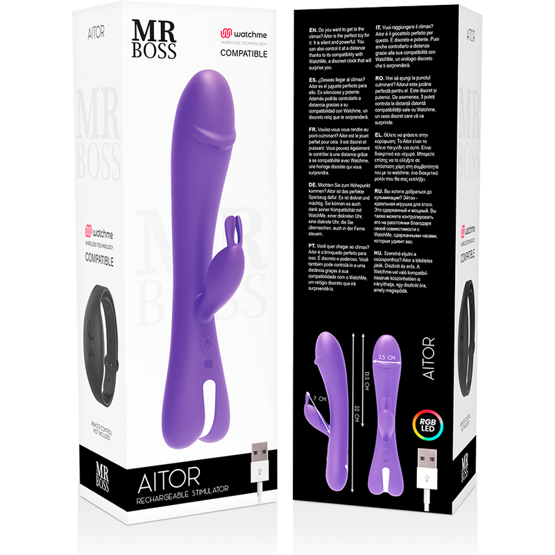 MR BOSS - AITOR RABBIT COMPATIBEL MET WATCHME DRAADLOZE TECHNOLOGIE