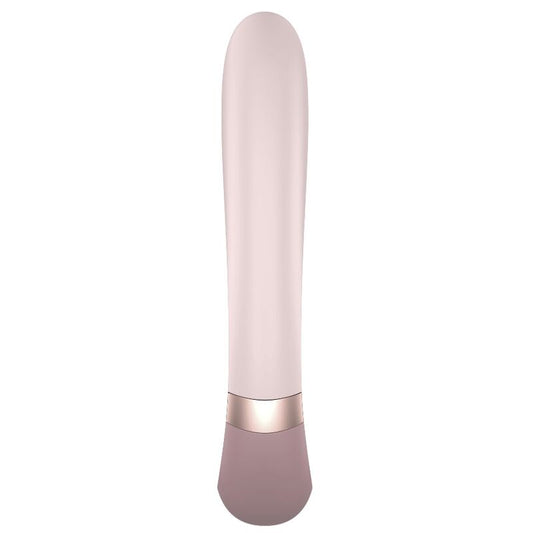 SATISFYER - APPLICATION HEAT WAVE VIBRATEUR BLANC