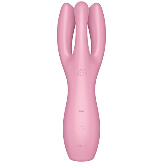 SATISFYER - VIBRATEUR THREESOME 3 MENTHE