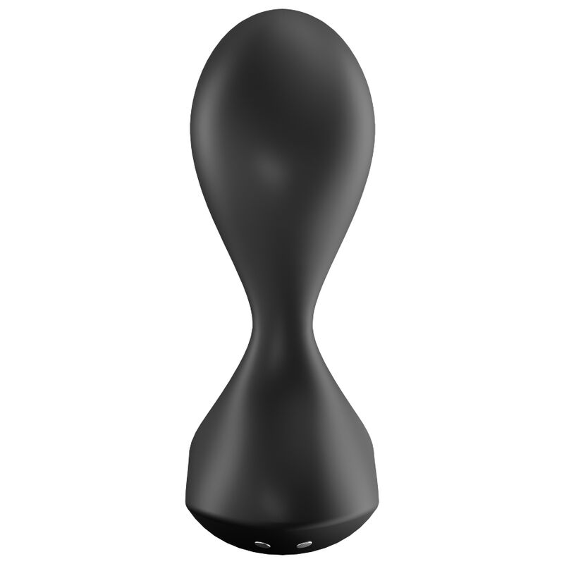 SATISFYER - ZOETE ZEEHONDENPLUG VIBRADOR APP ZWART