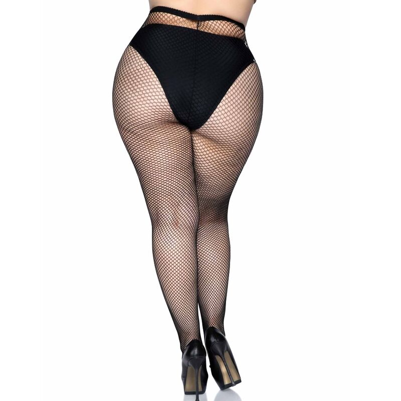 Collant résille grande taille