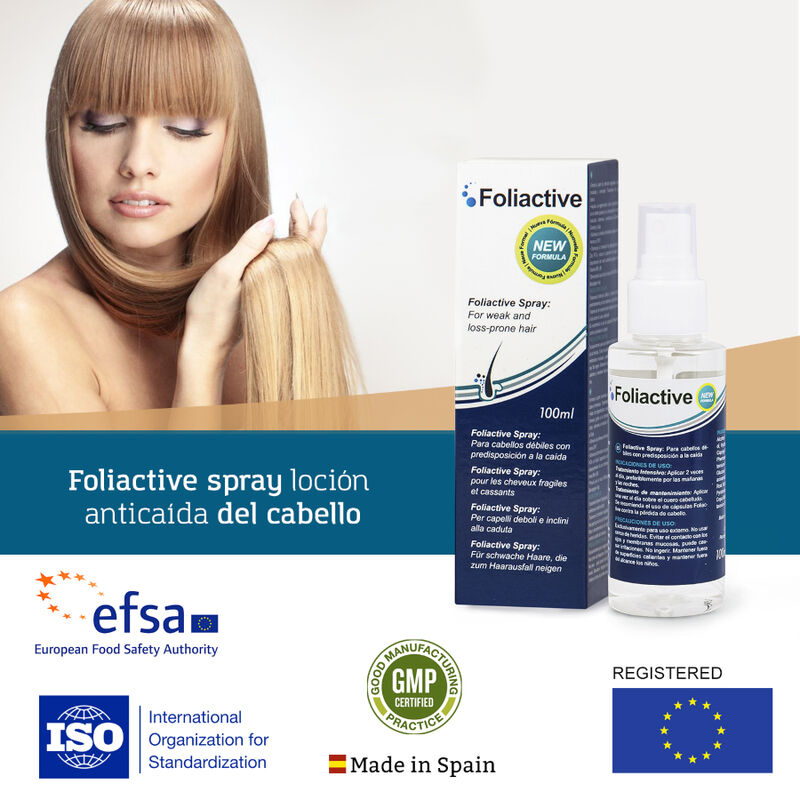 500 Cosmetics – Spray foliactif. spray pour prévenir la chute des cheveux et stimuler la croissance