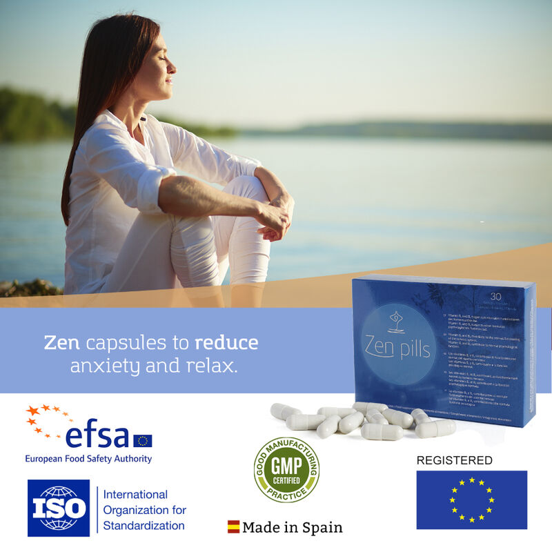 500 COSMETICS - ZEN PILLS CAPSULAS RELAJACION Y REDUCTION ANSIEDAD