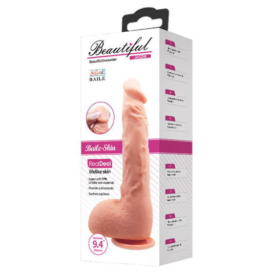 BAILE - DILDO REALISTIC JASON NATURAL 24 CM