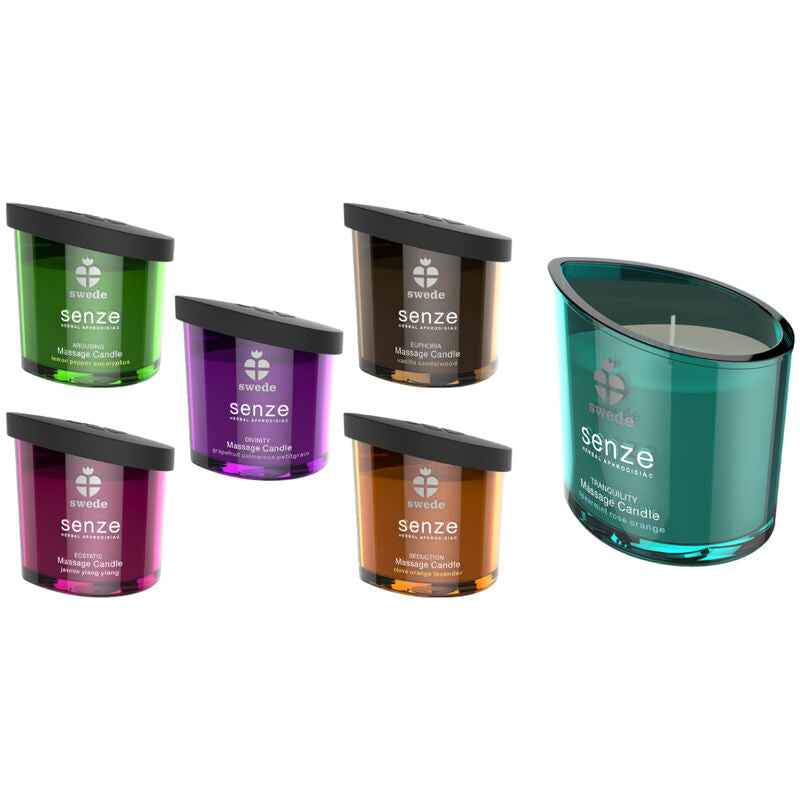 Swede – Bougie de massage séduction senze - girofle, orange, lavande