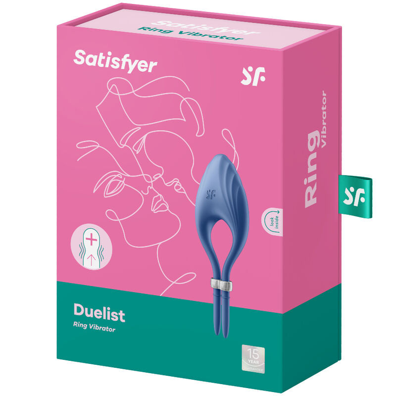 Satisfyer – Vibrateur anneau duelist gris