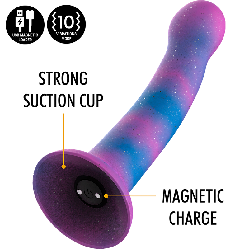 MYTHOLOGIE - DION GALACTIC DILDO S - VIBRADOR COMPATIBEL MET WATCHME DRAADLOZE TECHNOLOGIE
