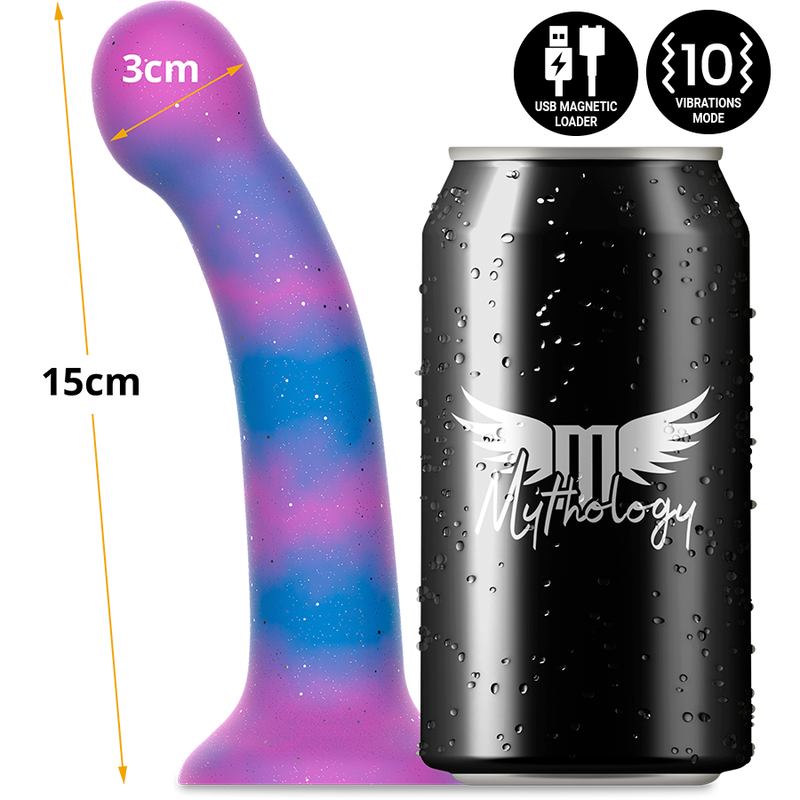 MYTHOLOGY - DION GALACTIC DILDO S - VIBRADOR COMPATIBLE WITH WATCHME WIRELESS TECHNOLOGY