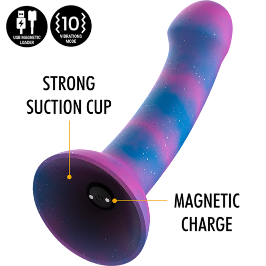 MYTHOLOGIE - DION GALACTIC DILDO M - VIBRADOR COMPATIBEL MET WATCHME DRAADLOZE TECHNOLOGIE
