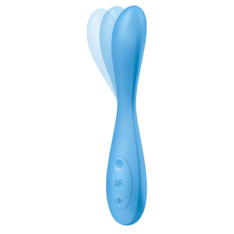 Satisfyer – Application multi vibrateur g-spot flex 4+ bleu