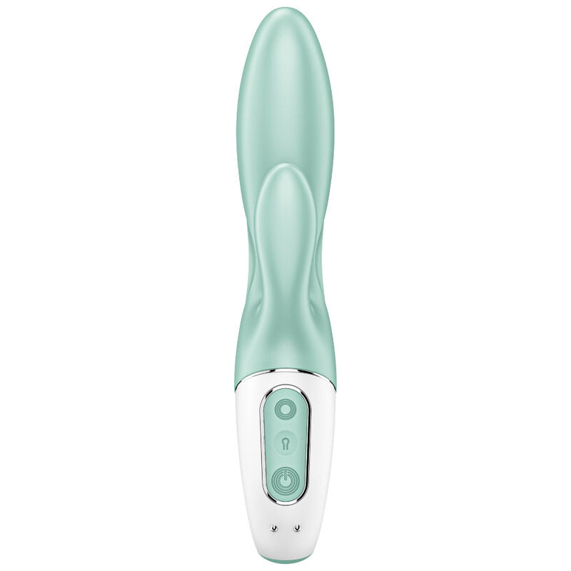 Satisfyer – Air pump bunny 5+ application gonflable lapin vibrateur vert