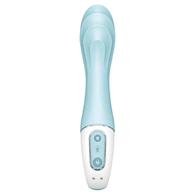 Satisfyer – Air pump vibrator 5+ app gonflable g-spot vibrator bleu