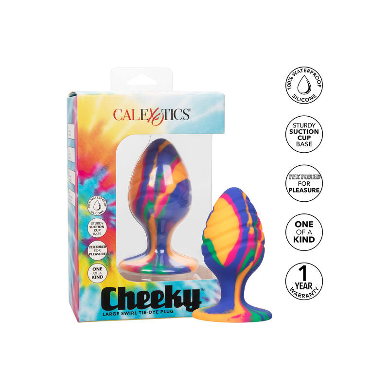 CALEXOTICS - CHEEKY DROPPED SWIRL ANAL PLUG